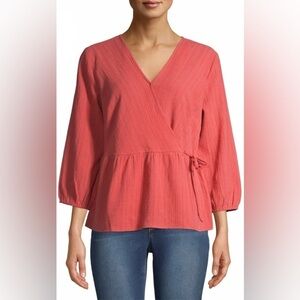 TIME & TRUE | Wrap Top